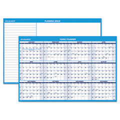 AT-A-GLANCE Horizontal Erasable Wall Planner  48 X 32  Blue/white  2015; UNIT OF MEASURE: EA
