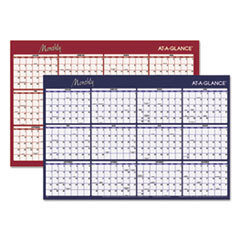 AT-A-GLANCE Reversible Horizontal Erasable Wall Planner  48 X 32  2015; UNIT OF MEASURE: EA