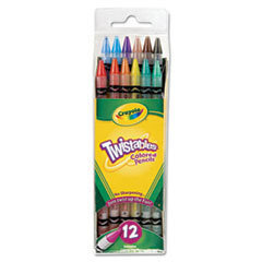 BINNEY &amp; SMITH / CRAYOLA Twistables Colored Pencils  12 Assorted Colors/set; UNIT OF MEASURE: SE