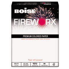 CASCADES Fireworx Colored Paper  20lb  8-1/2 X 11  Pastel Popper Mix  500 Sheets/ream; UNIT OF MEASURE: RM