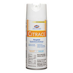 CLOROX SALES CO. Citrace Hospital Disinfectant &amp; Deodorizer  Citrus  14oz Aerosol  12/carton; UNIT OF MEASURE: BX