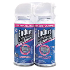 ENDUST Compressed Gas Duster  2 3.5oz Cans/pack; UNIT OF MEASURE: PG