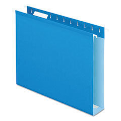 ESSELTE PENDAFLEX CORP. Reinforced 2in Extra Capacity Hanging Folders  Letter  Blue  25/box; UNIT OF MEASURE: BX