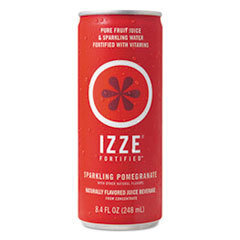 IZZE BEVERAGE CO Fortified Sparkling Juice  Pomegranate  8.4 Oz Can  24/carton; UNIT OF MEASURE: BX