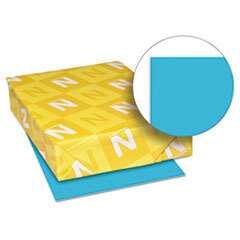 NEENAH PAPER Astrobrights Colored Card Stock  65 Lb.  8-1/2 X 11  Lunar Blue  250 Sheets; UNIT OF MEASURE: PG