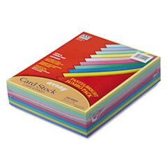 PACON CORPORATION Array Card Stock  65 Lbs.  Letter  Assorted Colors  250 Sheets/pack; UNIT OF MEASURE: PG