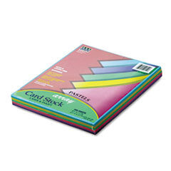 PACON CORPORATION Array Card Stock  65 Lbs.  Letter  Assorted Pastel Colors  100 Sheets/pack; UNIT OF MEASURE: PG
