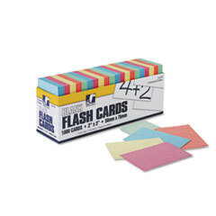 PACON CORPORATION Blank Flash Card Dispenser Boxes  2w X 3h  Assorted  1000/pack; UNIT OF MEASURE: PG