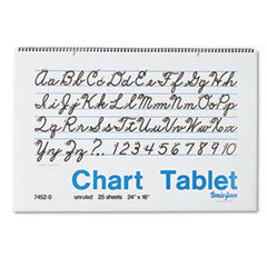 PACON CORPORATION Chart Tablets  Unruled  24 X 16  White  25 Sheets; UNIT OF MEASURE: EA