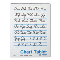 PACON CORPORATION Chart Tablets  Unruled  24 X 32  White  25 Sheets; UNIT OF MEASURE: EA