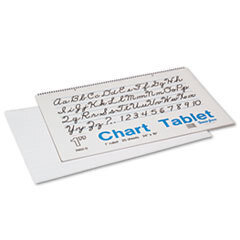 PACON CORPORATION Chart Tablets W/cursive Cover  Ruled  24 X 16  White  25 Sheets; UNIT OF MEASURE: EA
