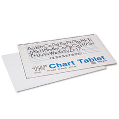 PACON CORPORATION Chart Tablets W/manuscript Cover  Ruled  24 X 16  White  25 Sheets; UNIT OF MEASURE: EA