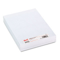 PACON CORPORATION Composition Paper  3/8in Ruling  16 Lbs.  8 X 10-1/2  White  500 Sheets/pack; UNIT OF MEASURE: PG