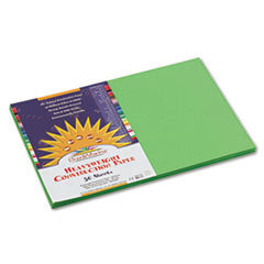 PACON CORPORATION Construction Paper  58 Lbs.  12 X 18  Bright Green  50 Sheets/pack; UNIT OF MEASURE: PG