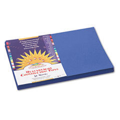 PACON CORPORATION Construction Paper  58 Lbs.  12 X 18  Dark Blue  50 Sheets/pack; UNIT OF MEASURE: PG