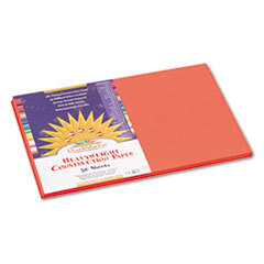 PACON CORPORATION Construction Paper  58 Lbs.  12 X 18  Orange  50 Sheets/pack; UNIT OF MEASURE: PG