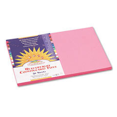 PACON CORPORATION Construction Paper  58 Lbs.  12 X 18  Pink  50 Sheets/pack; UNIT OF MEASURE: PG