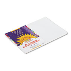 PACON CORPORATION Construction Paper  58 Lbs.  12 X 18  White  50 Sheets/pack; UNIT OF MEASURE: PG