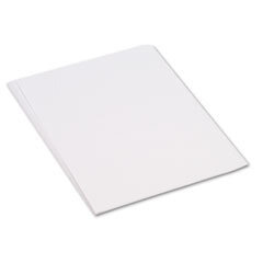 PACON CORPORATION Construction Paper  58 Lbs.  18 X 24  Bright White  50 Sheets/pack; UNIT OF MEASURE: PG