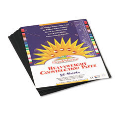 PACON CORPORATION Construction Paper  58 Lbs.  9 X 12  Black  50 Sheets/pack; UNIT OF MEASURE: PG
