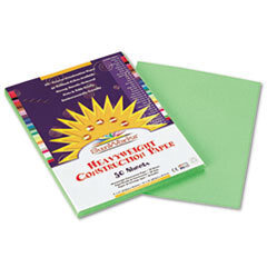 PACON CORPORATION Construction Paper  58 Lbs.  9 X 12  Light Green  50 Sheets/pack; UNIT OF MEASURE: PG