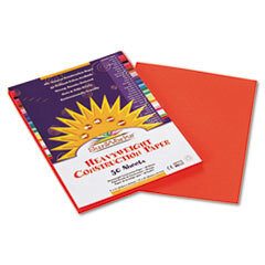 PACON CORPORATION Construction Paper  58 Lbs.  9 X 12  Orange  50 Sheets/pack; UNIT OF MEASURE: PG