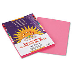 PACON CORPORATION Construction Paper  58 Lbs.  9 X 12  Pink  50 Sheets/pack; UNIT OF MEASURE: PG