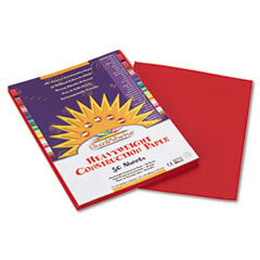 PACON CORPORATION Construction Paper  58 Lbs.  9 X 12  Red  50 Sheets/pack; UNIT OF MEASURE: PG