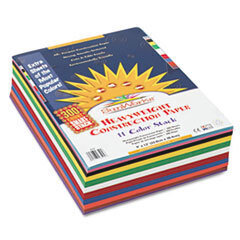 PACON CORPORATION Construction Paper Smart-Stack  58 Lbs.  9 X 12  Assorted  300 Sheets/pack; UNIT OF MEASURE: PG