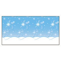PACON CORPORATION Fadeless Paper Design  48in X 50 Ft.  Winter Time Scene  1 Roll; UNIT OF MEASURE: RL