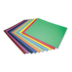PACON CORPORATION Four-Ply Railroad Board In Ten Assorted Colors  28 X 22  100/carton; UNIT OF MEASURE: BX