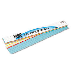 PACON CORPORATION Sentence Strips  24 X 3  Assorted Colors  100/pack; UNIT OF MEASURE: PG