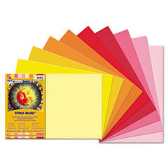 PACON CORPORATION Tru-Ray Construction Paper  76 Lbs.  12 X 18  Assorted  25 Sheets/pack; UNIT OF MEASURE: PG