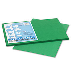 PACON CORPORATION Tru-Ray Construction Paper  76 Lbs.  12 X 18  Holiday Green  50 Sheets/pack; UNIT OF MEASURE: PG
