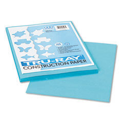 PACON CORPORATION Tru-Ray Construction Paper  76 Lbs.  9 X 12  Turquoise  50 Sheets/pack; UNIT OF MEASURE: PG