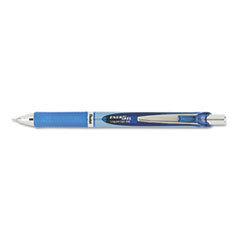 PENTEL OF AMERICA Energel Rtx Retractable Liquid Gel Pen  .7mm  Needle  Black/gray Brl  Blue Ink; UNIT OF MEASURE: EA