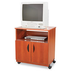 SAFCO PRODUCTS Laminate Machine Stand W/open Compartment  28w X 19-3/4d X 30-1/2h  Cherry; UNIT OF MEASURE: EA