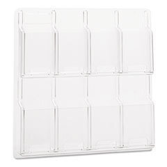 SAFCO PRODUCTS Reveal Clear Literature Displays  Eight Compartments  20 1/2w X 20 1/2h  Clear; UNIT OF MEASURE: EA
