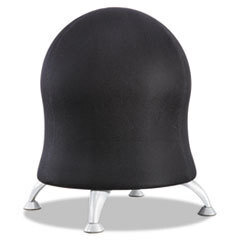 SAFCO PRODUCTS Zenergy Ball Chair  22 1/2in Diameter X 23in High  Black/silver; UNIT OF MEASURE: EA