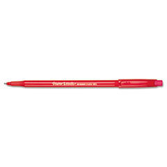 SANFORD Eraser Mate Ballpoint Stick Erasable Pen  Red Ink  Medium  Dozen; UNIT OF MEASURE: DZ
