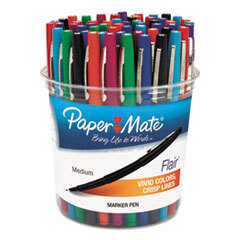 SANFORD Flair Felt Tip Marker Pen  Assorted Ink  Medium  48 Pens/set; UNIT OF MEASURE: SE