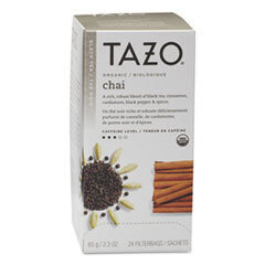 STARBUCKS COFFEE COMPANY Chai Organic Black Tea  Filter Bag  24/box; UNIT OF MEASURE: BX