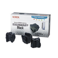 XEROX CORP. 108r00726 Solid Ink Stick  3400 Page-Yield  3/box  Black; UNIT OF MEASURE: BX
