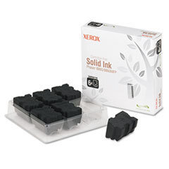 XEROX CORP. 108r00749 High-Yield Solid Ink Stick  2333 Page-Yield  6/box  Black; UNIT OF MEASURE: BX