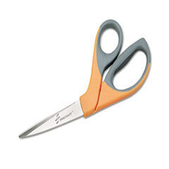 AbilityOne 5110012414371 Skilcraft Scissors  8 1/4in Length  3 5/8in Cut  Orange/gray UNIT OF MEASURE: EA
