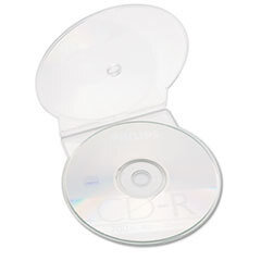 AbilityOne 7045015547681 C-Shell Cd Cases  Plastic  Clear  25/pack UNIT OF MEASURE: PK