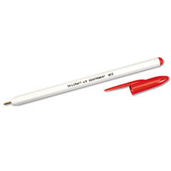 AbilityOne 7520010594125 Ballpoint Stick Pen  Red Ink  Medium  Dozen UNIT OF MEASURE: DZ