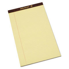AbilityOne 7530012096526 Legal Pad  Legal Rule  8-1/2 X 14  Canary  50 Sheets  1 Dozen UNIT OF MEASURE: DZ