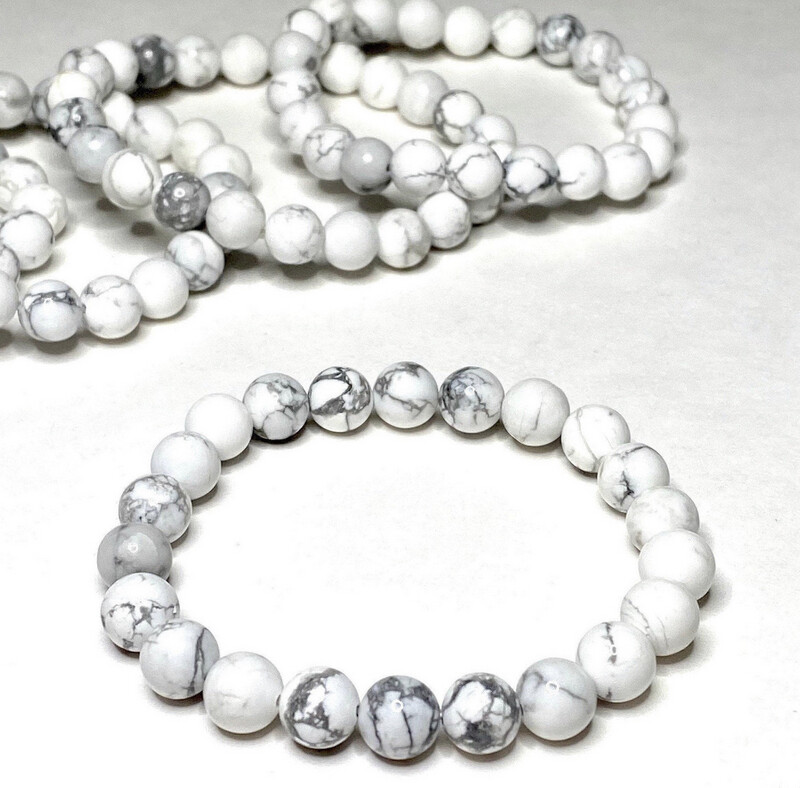 White Howlite Bracelet