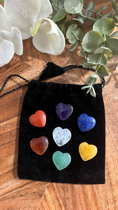 Heart Chakra Set With Pouch